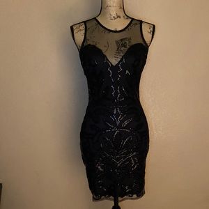 Windsor• Sequin Black Dress